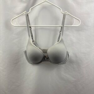 Victorias Secret Bra Body By Victoria Lined Perfect Coverage Gray Bra Size 34C